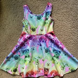 Girl’s Rainbow Dog Dress